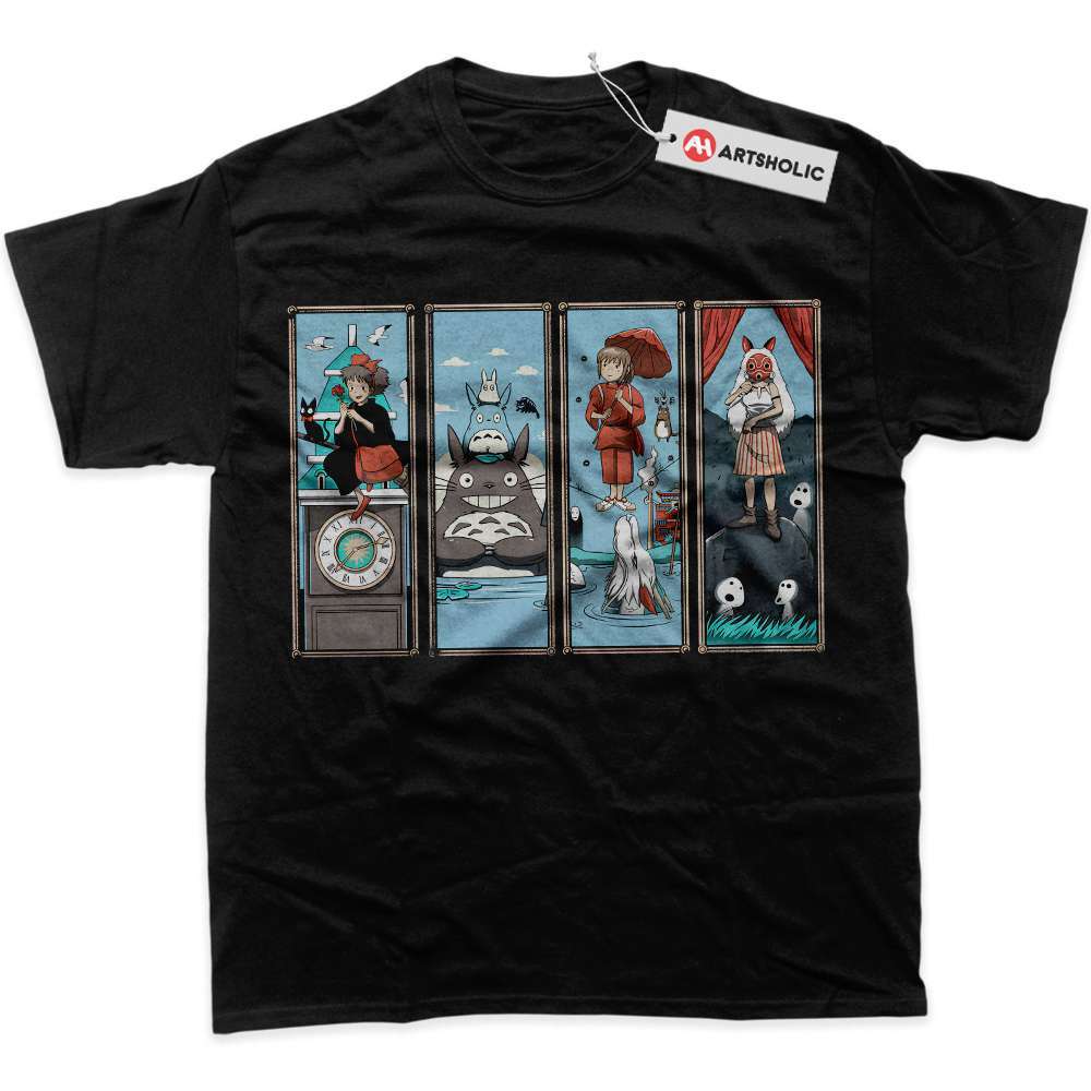 Alternative view of Studio Ghibli Shirt, Anime Shirt, Graphic T-Shirt