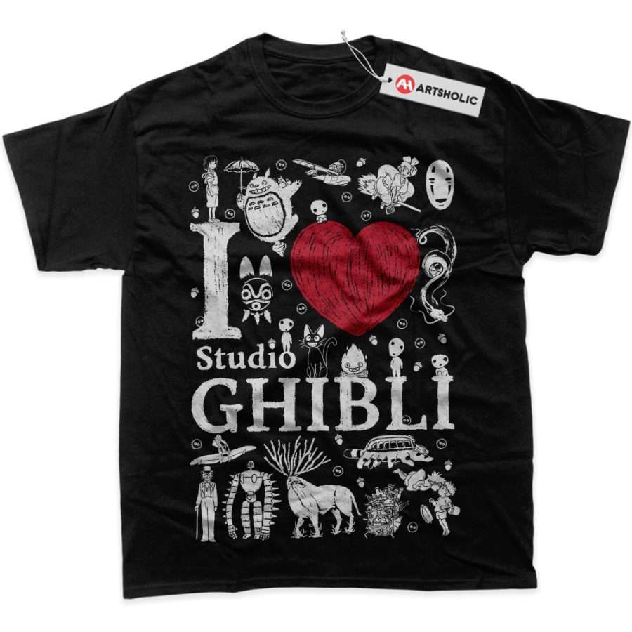 Alternative view of Studio Ghibli Shirt, Anime Shirt, Graphic T-Shirt