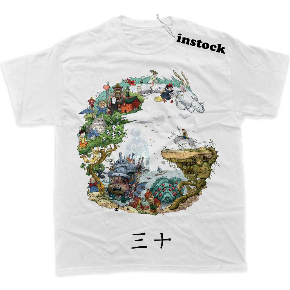 Studio Ghibli Shirt, Anime Shirt, Graphic Tee