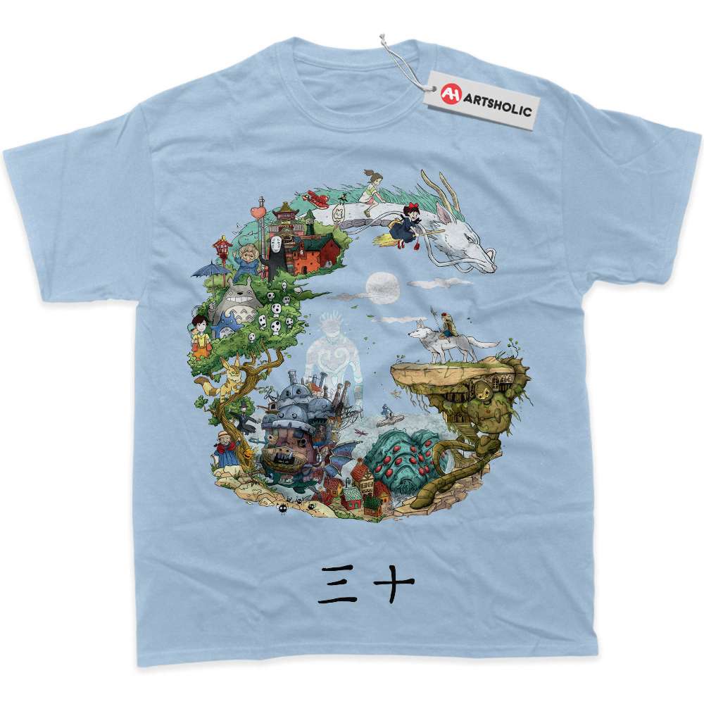 Alternative view of Studio Ghibli Shirt, Anime Shirt, Graphic Tee