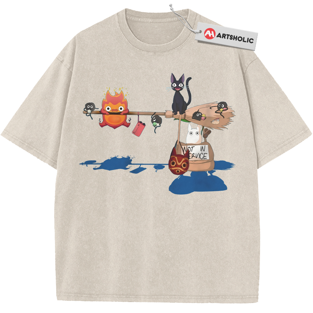 Studio Ghibli Shirt, Anime Shirt, Vintage T-Shirt