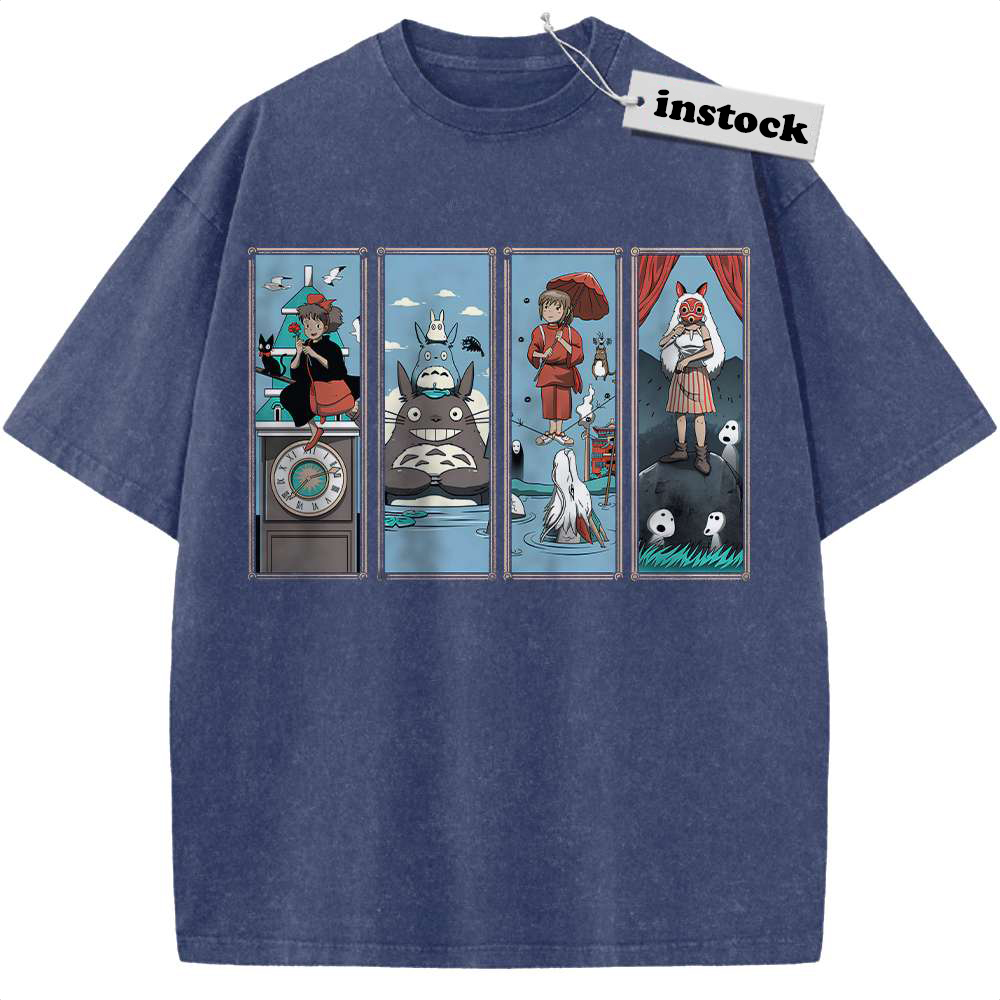 Studio Ghibli Shirt, Anime Shirt, Vintage T-Shirt