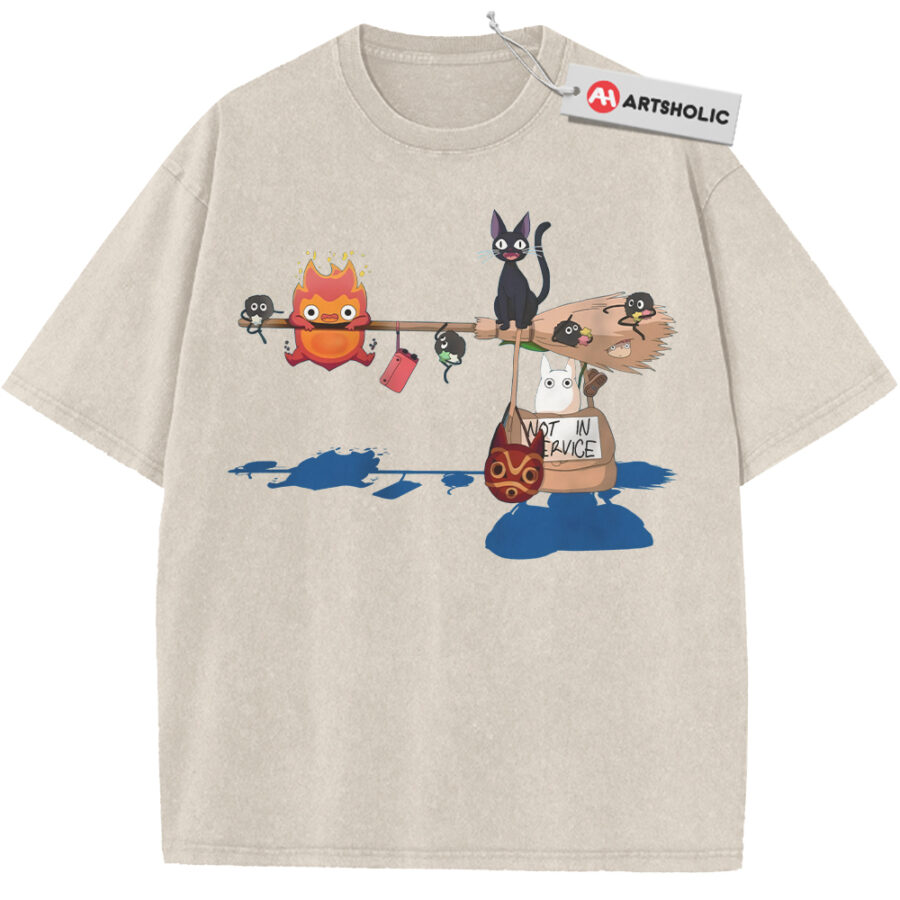 Alternative view of Studio Ghibli Shirt, Anime Shirt, Vintage T-Shirt