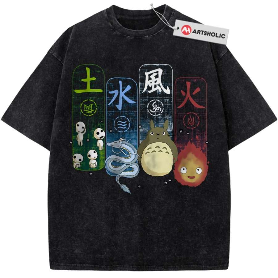 Alternative view of Studio Ghibli Shirt, Anime Shirt, Vintage T-Shirt