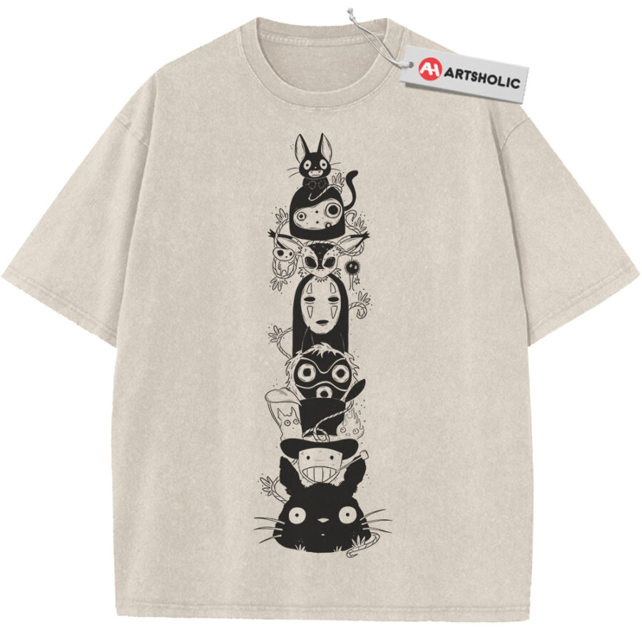Alternative view of Studio Ghibli Shirt, Anime Shirt, Vintage T-Shirt