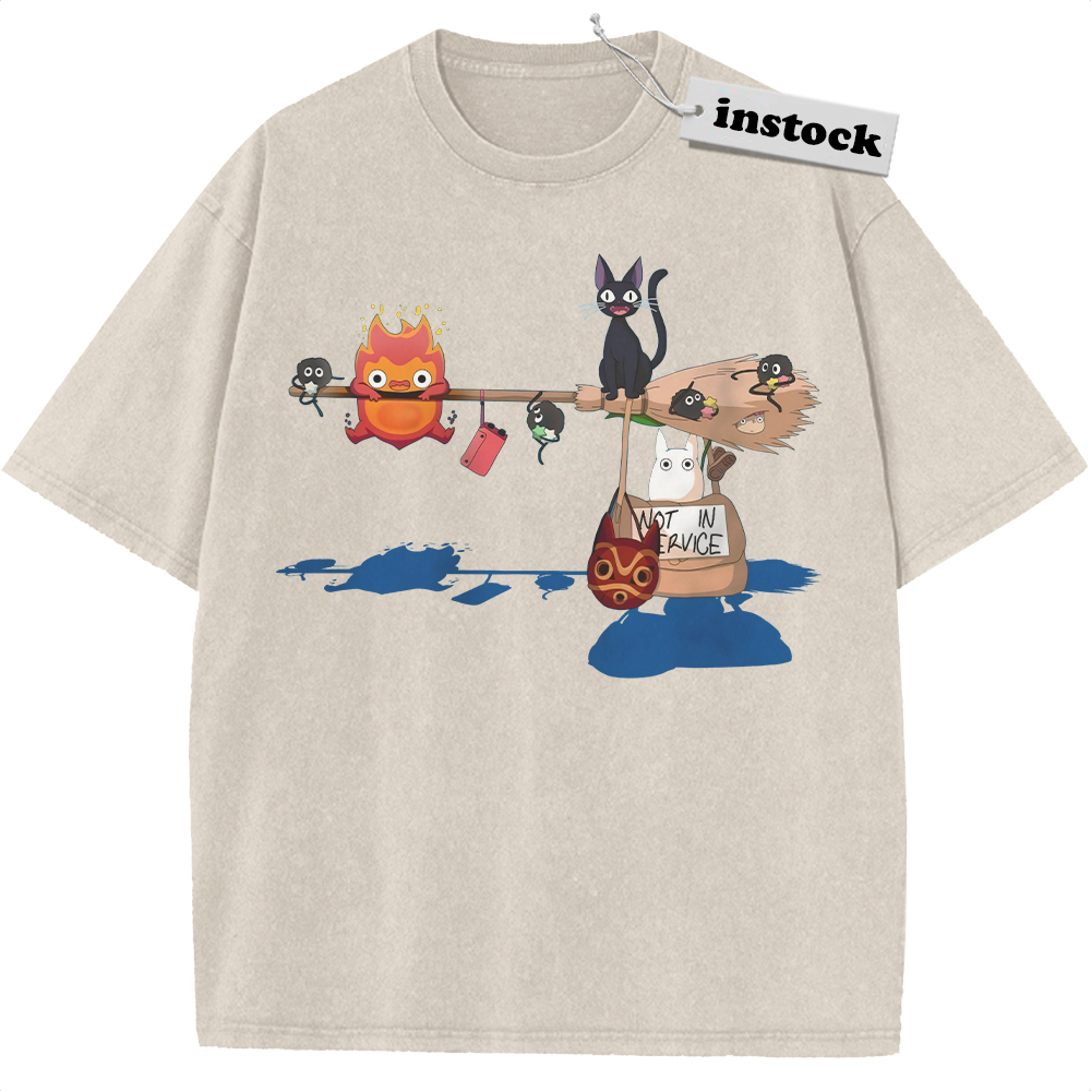 Studio Ghibli Shirt, Anime Shirt, Vintage T-Shirt
