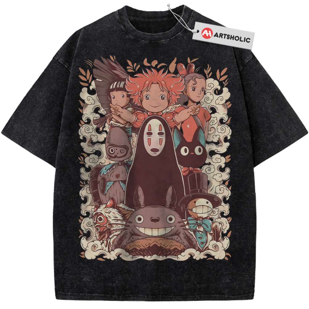 Alternative view of Studio Ghibli Shirt, Anime Shirt, Vintage Tee