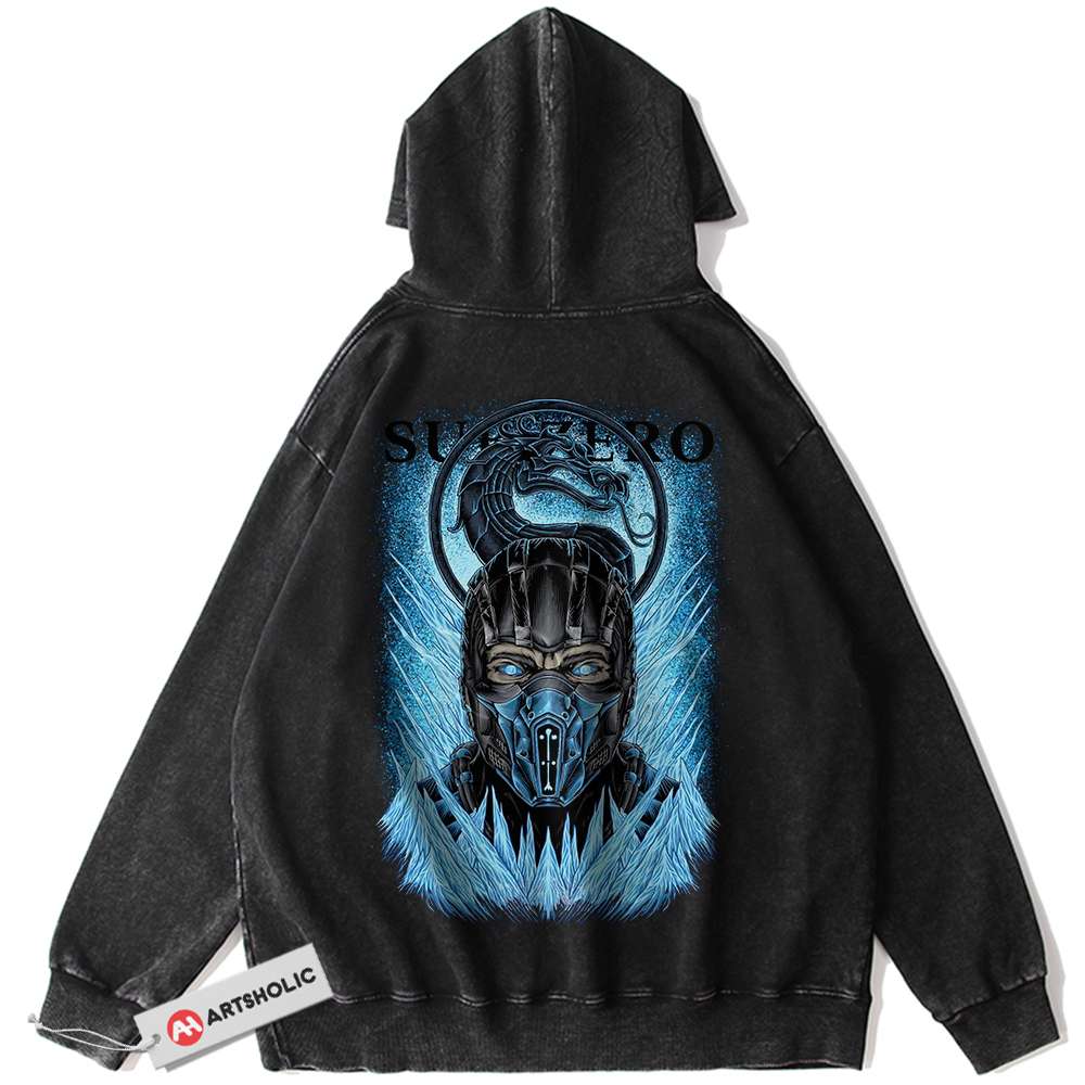 Sub Zero Hoodie, Mortal Kombat Hoodie, Game Hoodie, Vintage Hoodie