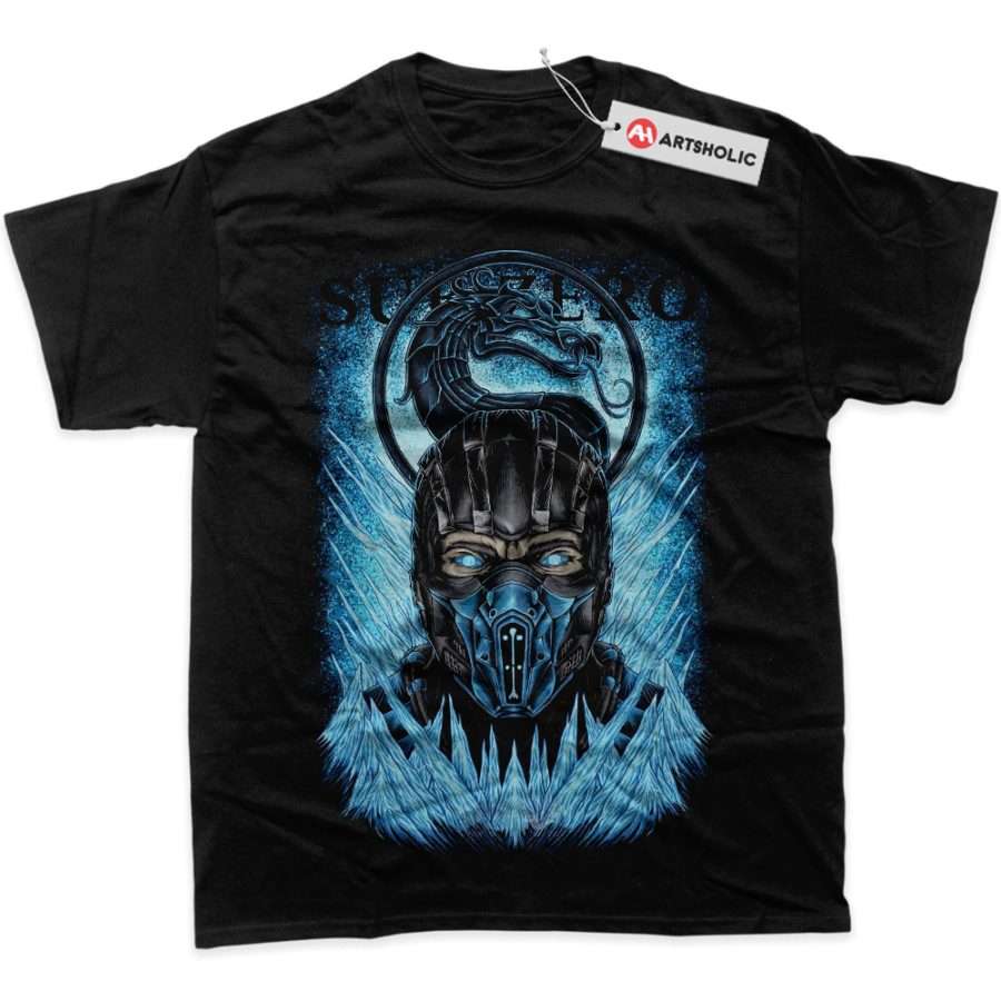 Alternative view of Sub Zero Shirt, Mortal Kombat Shirt, Game Shirt, Graphic T-Shirt