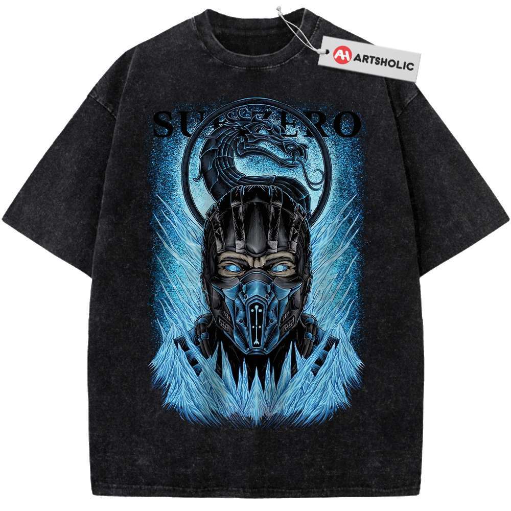 Sub Zero Shirt, Mortal Kombat Shirt, Game Shirt, Vintage T-Shirt
