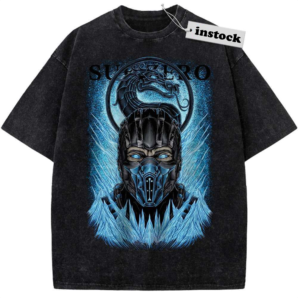Sub Zero Shirt, Mortal Kombat Shirt, Game Shirt, Vintage T-Shirt