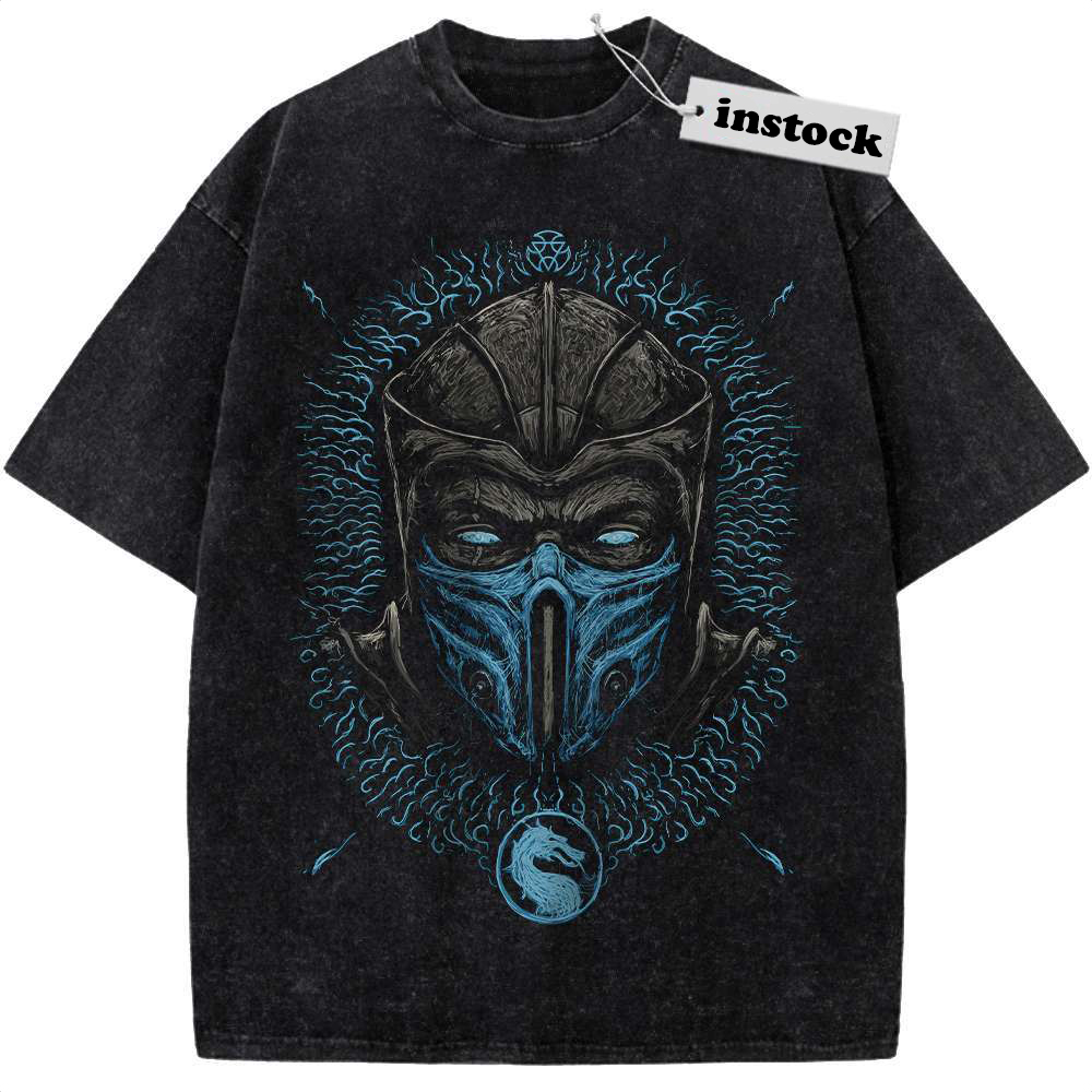 Sub Zero Shirt, Mortal Kombat Shirt, Game Shirt, Vintage T-Shirt