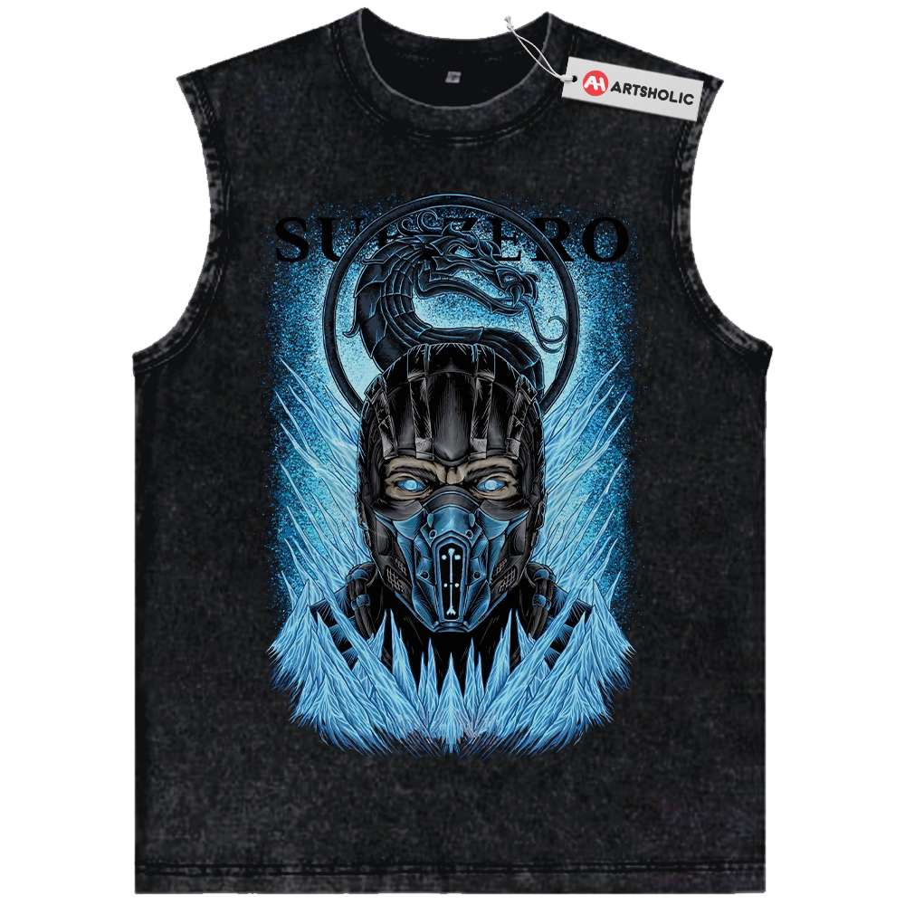 Sub Zero Tank Top, Mortal Kombat Tank Top, Game Tank Top, Vintage Tank Top