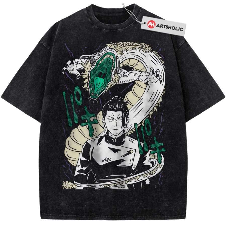 Alternative view of Suguru Geto Shirt, Jujutsu Kaisen Shirt, Anime Shirt, Vintage T-Shirt