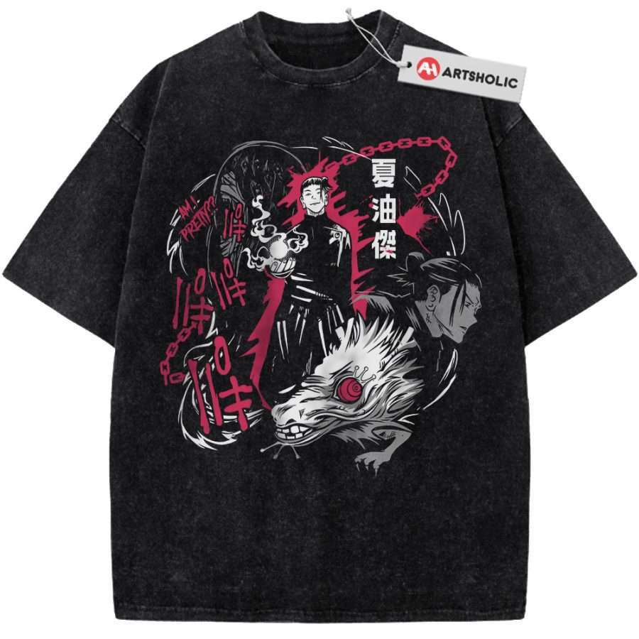 Alternative view of Suguru Geto Shirt, Jujutsu Kaisen Shirt, Anime Shirt, Vintage T-Shirt