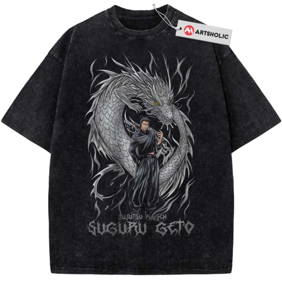Alternative view of Suguru Geto Shirt, Jujutsu Kaisen Shirt, Anime Shirt, Vintage T-Shirt