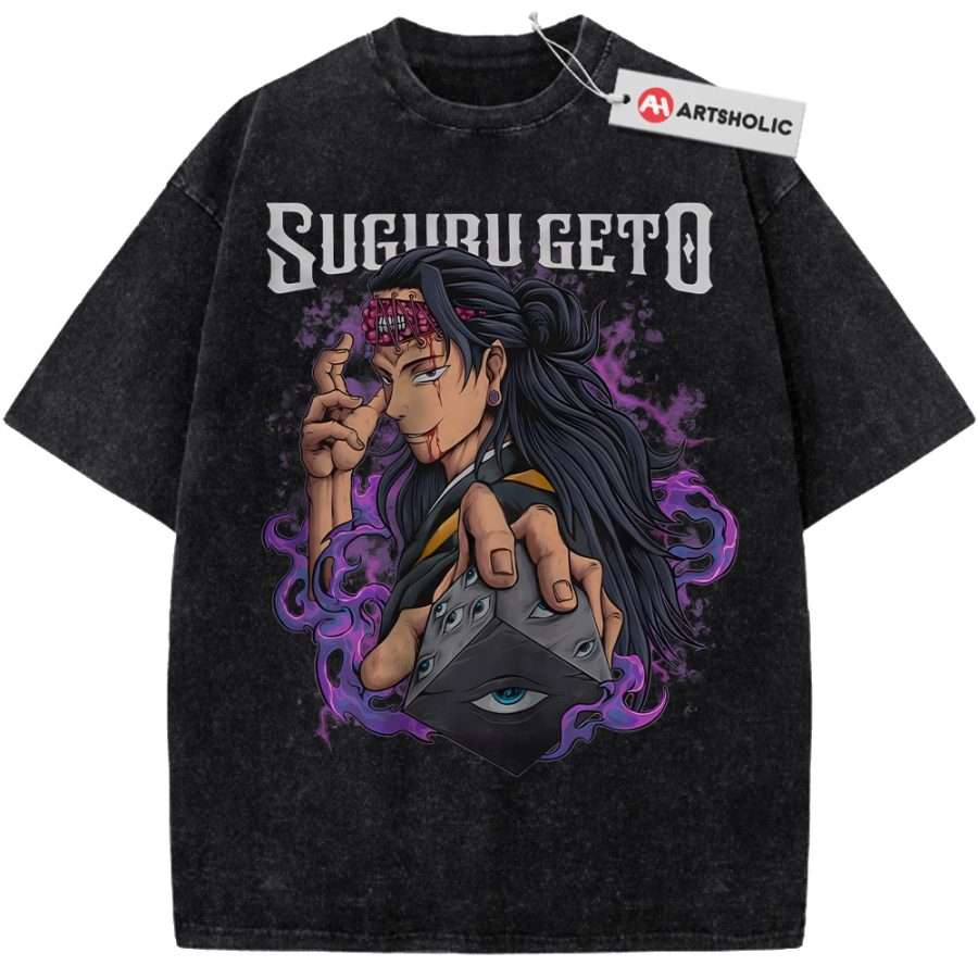 Alternative view of Suguru Geto Shirt, Jujutsu Kaisen Shirt, Anime Shirt, Vintage T-Shirt