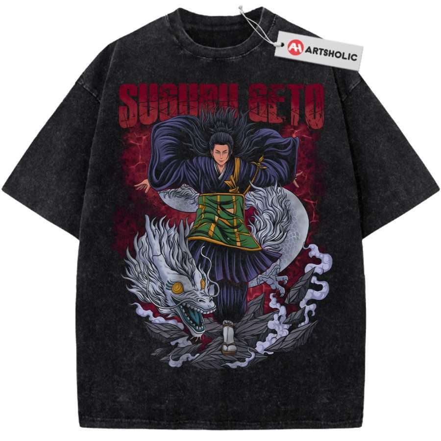 Alternative view of Suguru Geto Shirt, Jujutsu Kaisen Shirt, Anime Shirt, Vintage Tee