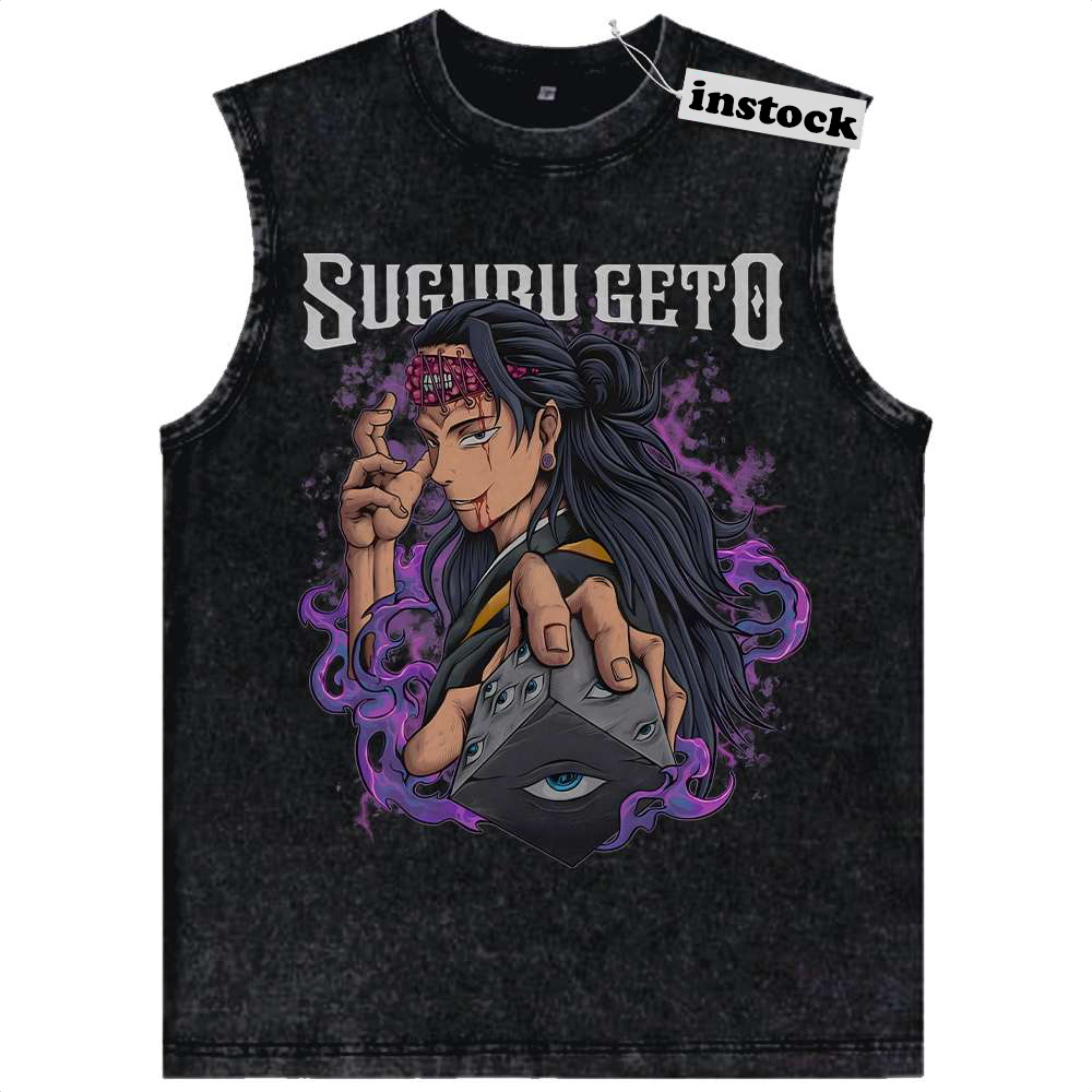 Suguru Geto Tank Top, Jujutsu Kaisen Tank Top, Anime Tank Top, Vintage Tank Top
