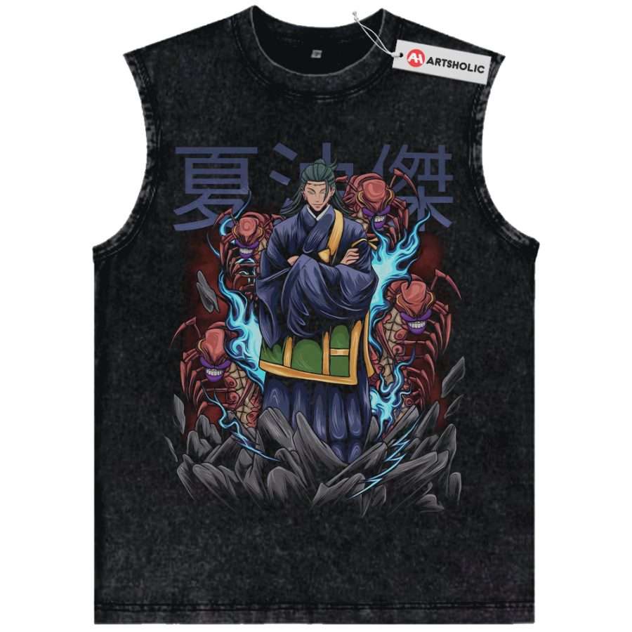 Alternative view of Suguru Geto Tank Top, Jujutsu Kaisen Tank Top, Anime Tank Top, Vintage Tank Top
