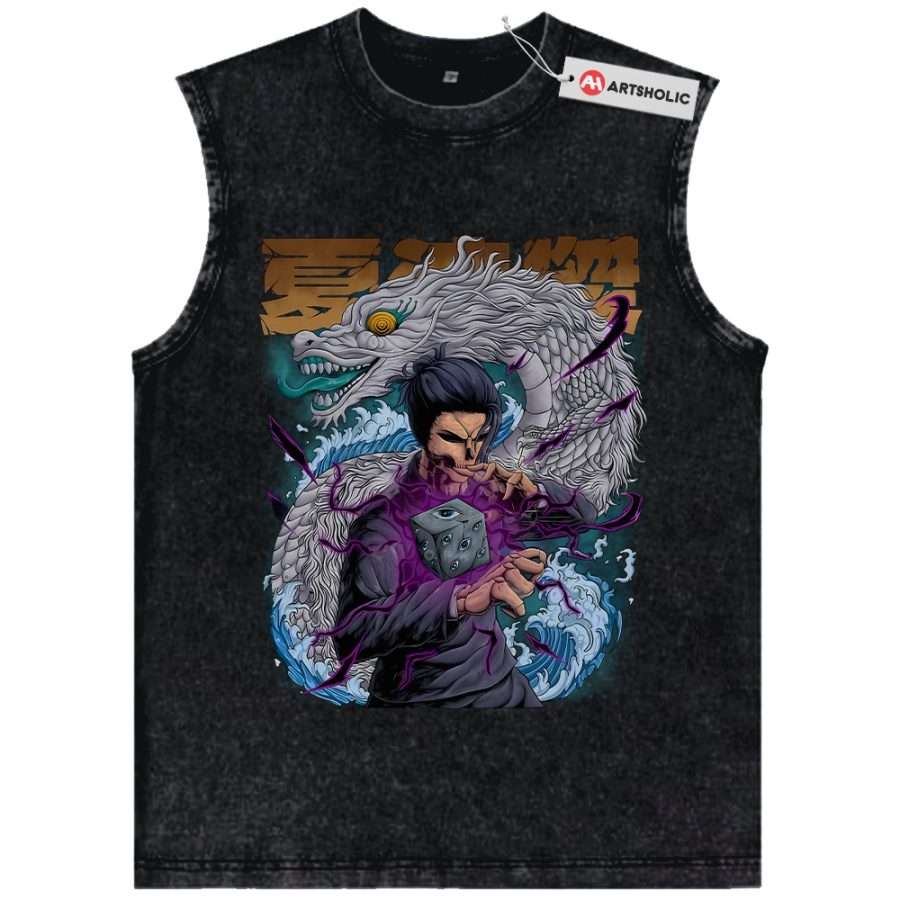 Alternative view of Suguru Geto Tank Top, Jujutsu Kaisen Tank Top, Anime Tank Top, Vintage Tank Top