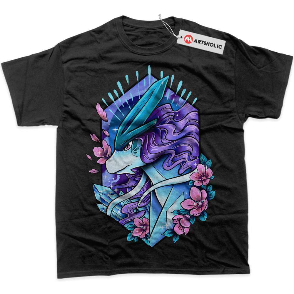 Alternative view of Suicune Shirt, Pokemon Shirt, Anime Shirt, Graphic Tee