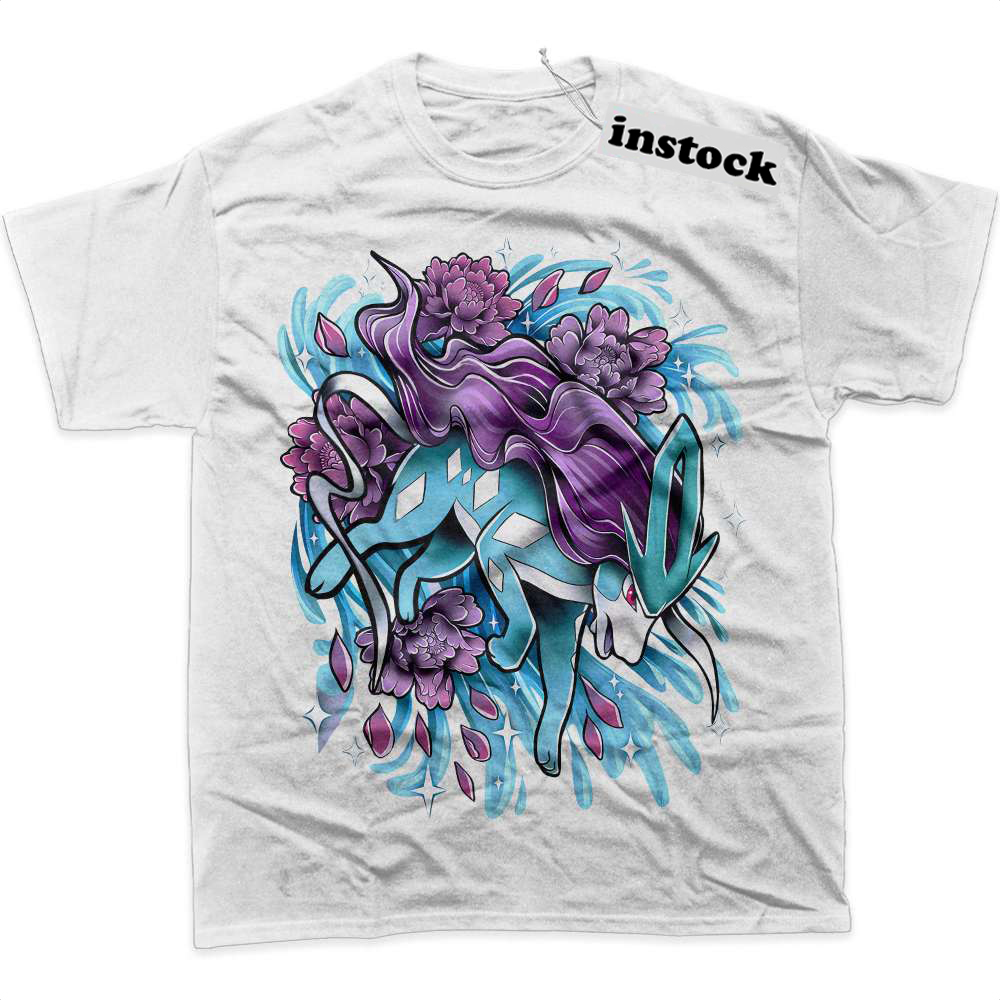 Suicune Shirt, Pokemon Shirt, Anime Shirt, Graphic Tee