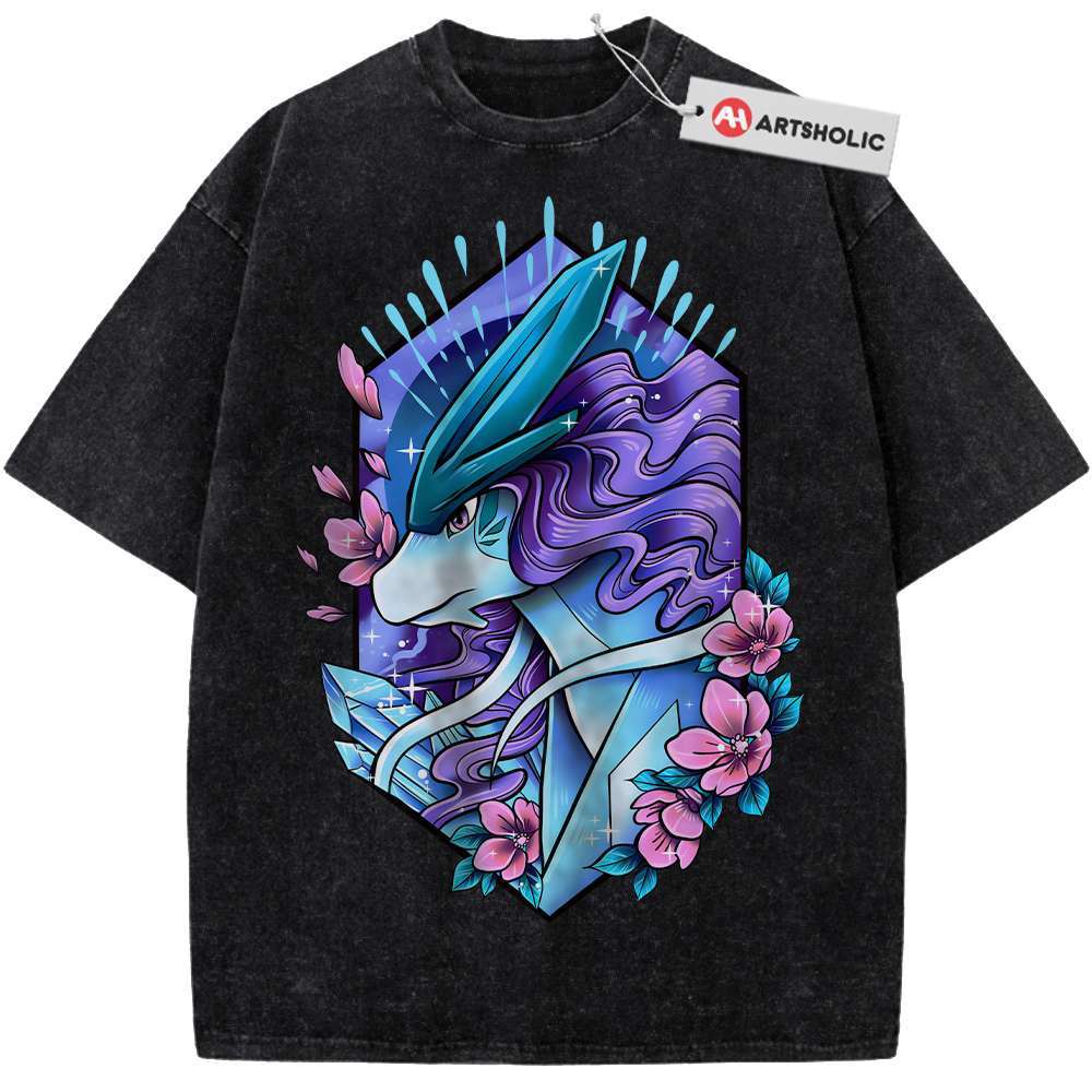 Alternative view of Suicune Shirt, Pokemon shirt, Anime Shirt, Vintage Tee