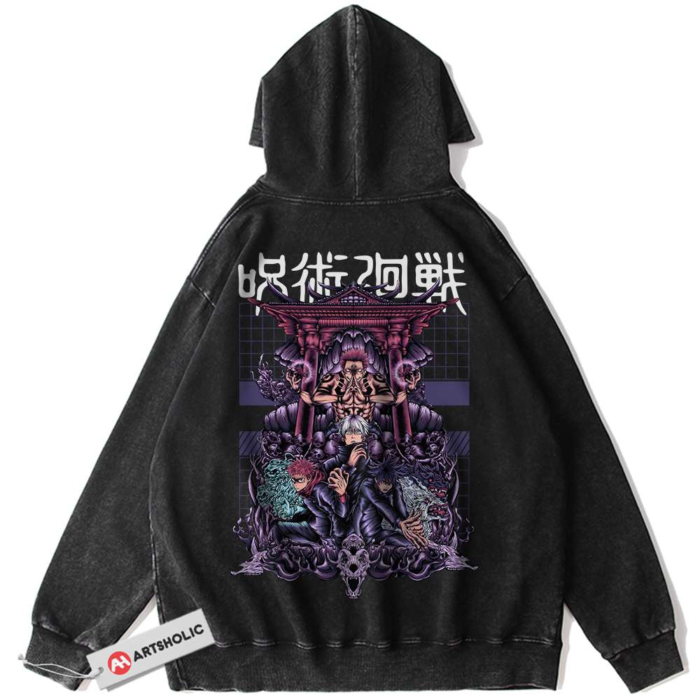 Sukuna Hoodie, Satoru Gojo Hoodie, Yuji Itadori Hoodie, Jujutsu Kaisen Hoodie, Anime Hoodie, Vintage Hoodie