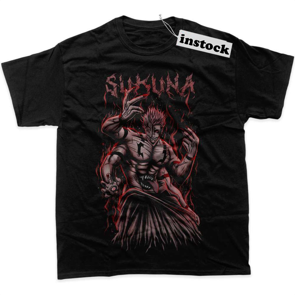 Sukuna Shirt, Jujutsu Kaisen Shirt, Anime Shirt, Graphic T-Shirt