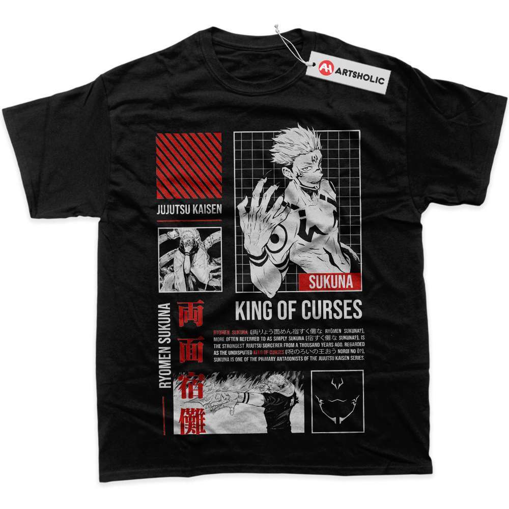 Sukuna Shirt, Jujutsu Kaisen Shirt, Anime Shirt, Graphic Tee