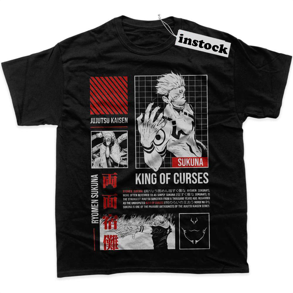 Sukuna Shirt, Jujutsu Kaisen Shirt, Anime Shirt, Graphic Tee