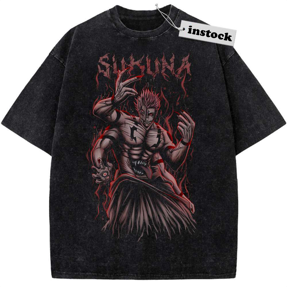 Sukuna Shirt, Jujutsu Kaisen Shirt, Anime Shirt, Vintage T-Shirt