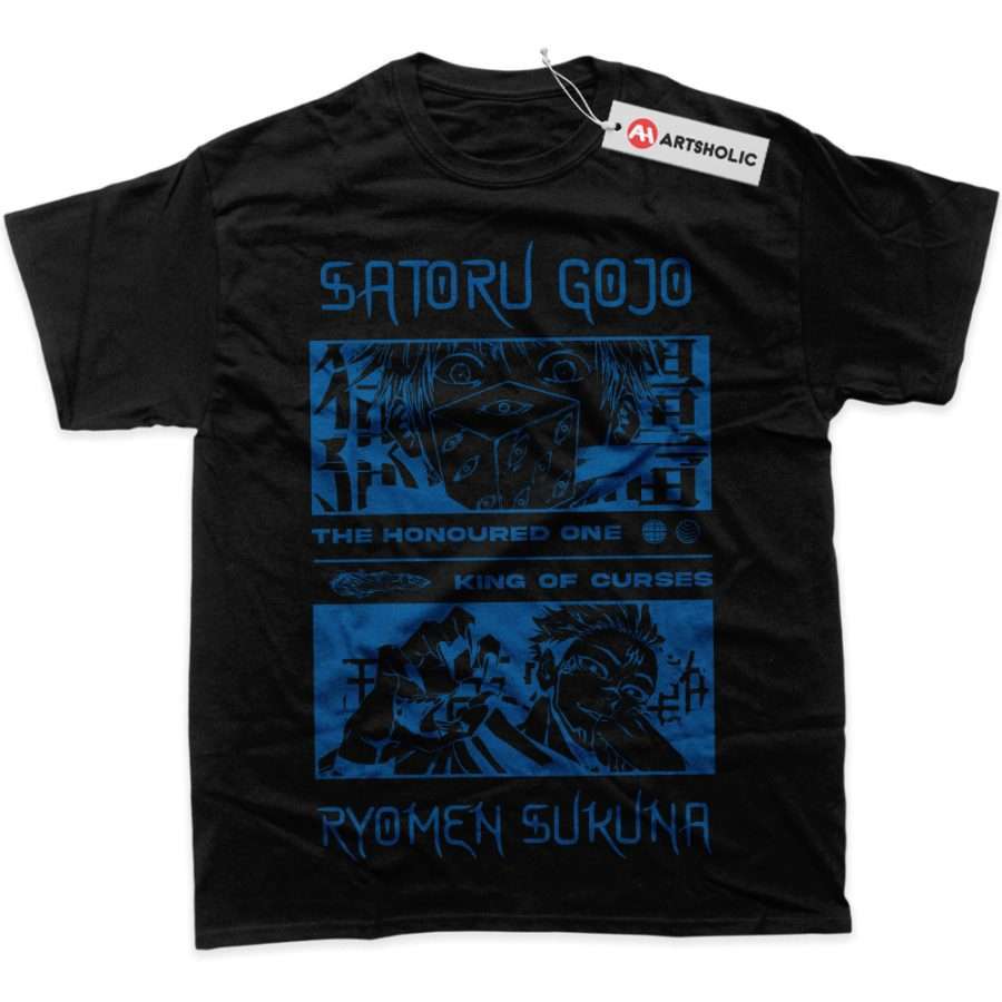 Alternative view of Sukuna Shirt, Satoru Gojo Shirt, Jujutsu Kaisen Shirt, Anime Shirt, Graphic Tee