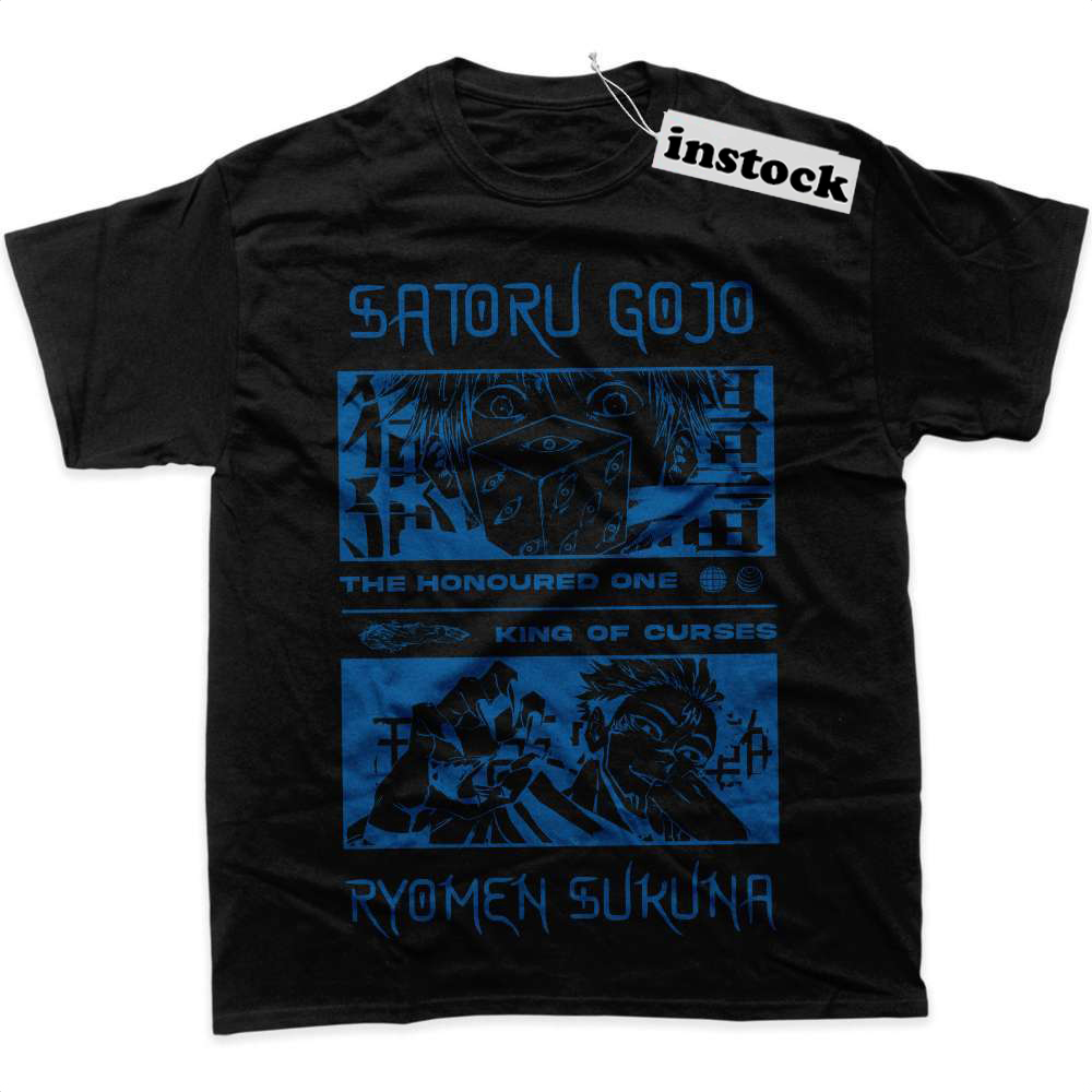 Sukuna Shirt, Satoru Gojo Shirt, Jujutsu Kaisen Shirt, Anime Shirt, Graphic Tee