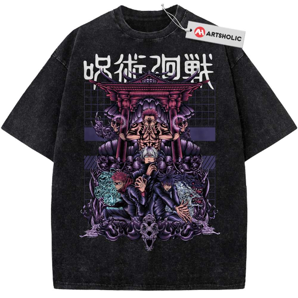Sukuna Shirt, Satoru Gojo Shirt, Yuji Itadori Shirt, Jujutsu Kaisen Shirt, Anime Shirt, Vintage T-Shirt