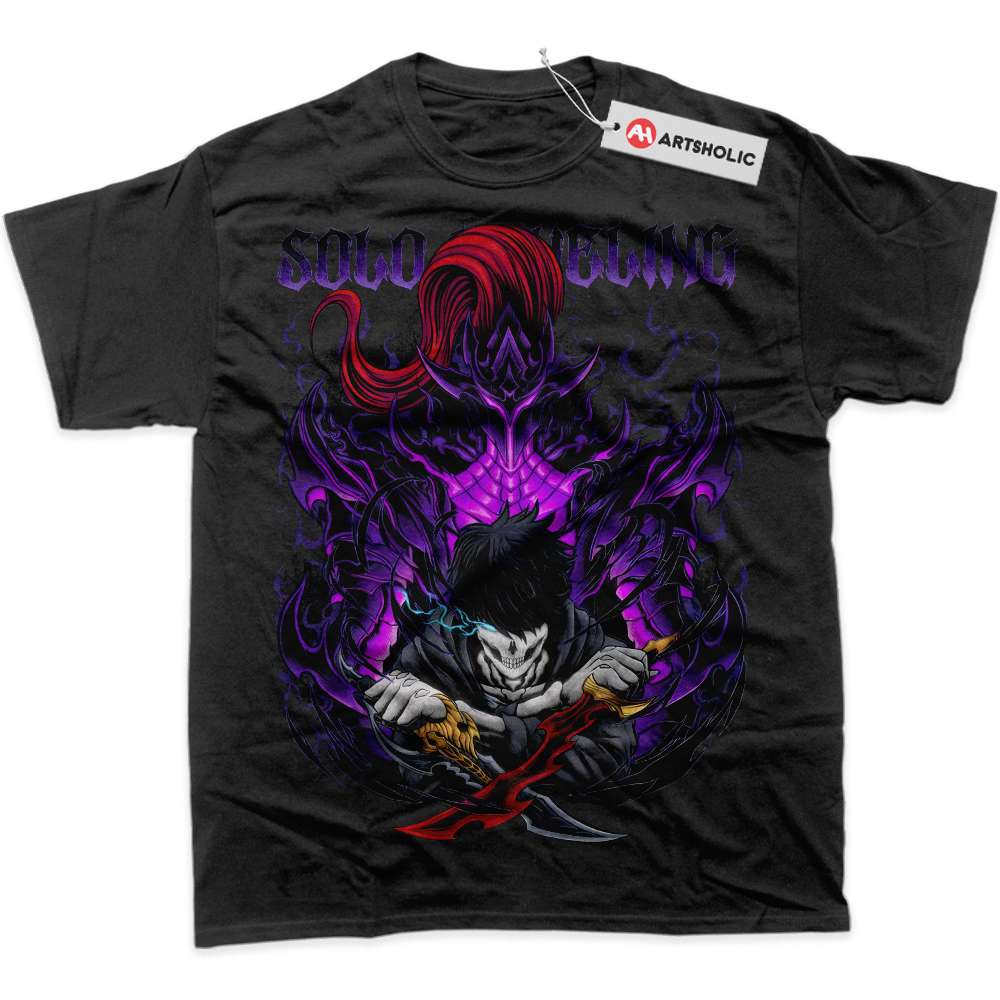 Alternative view of Sung Jinwoo Shirt, Solo Leveling Shirt, Anime Shirt, Graphic Tee