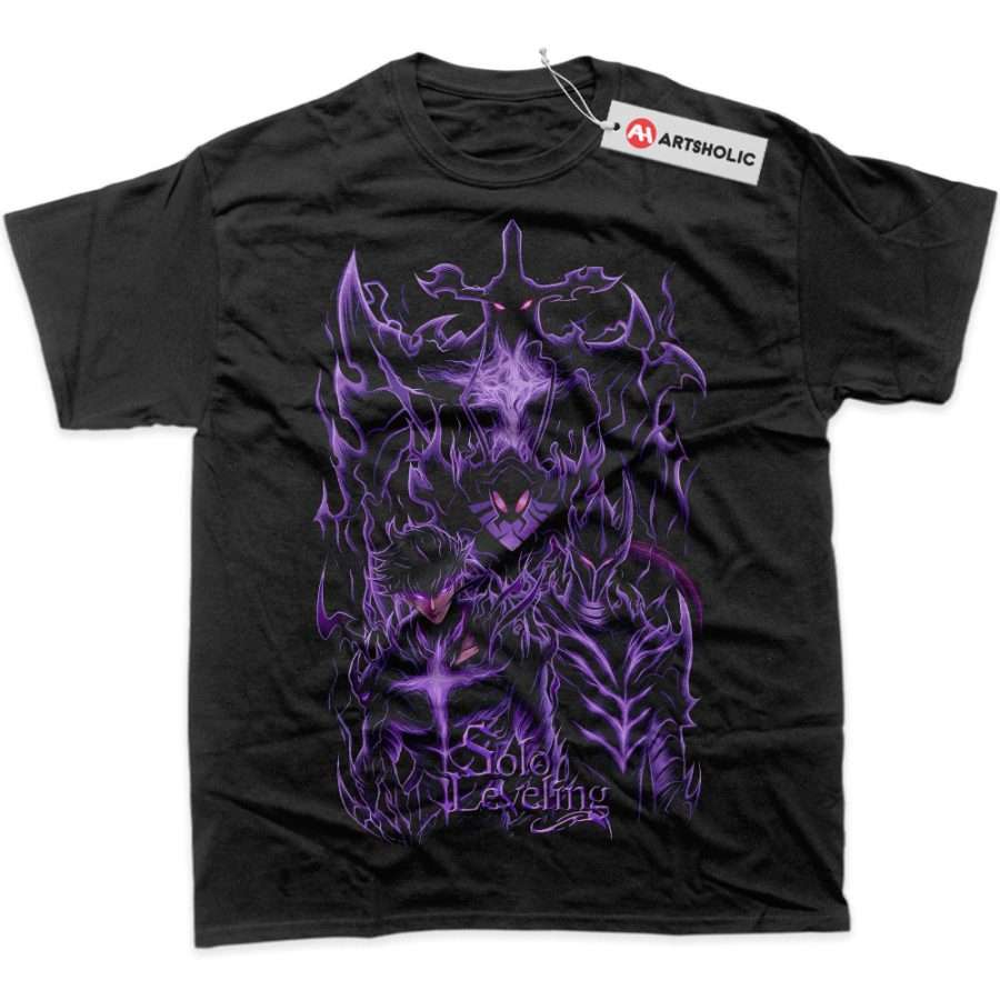 Alternative view of Sung Jinwoo Shirt, Solo Leveling Shirt, Anime Shirt, Graphic Tee