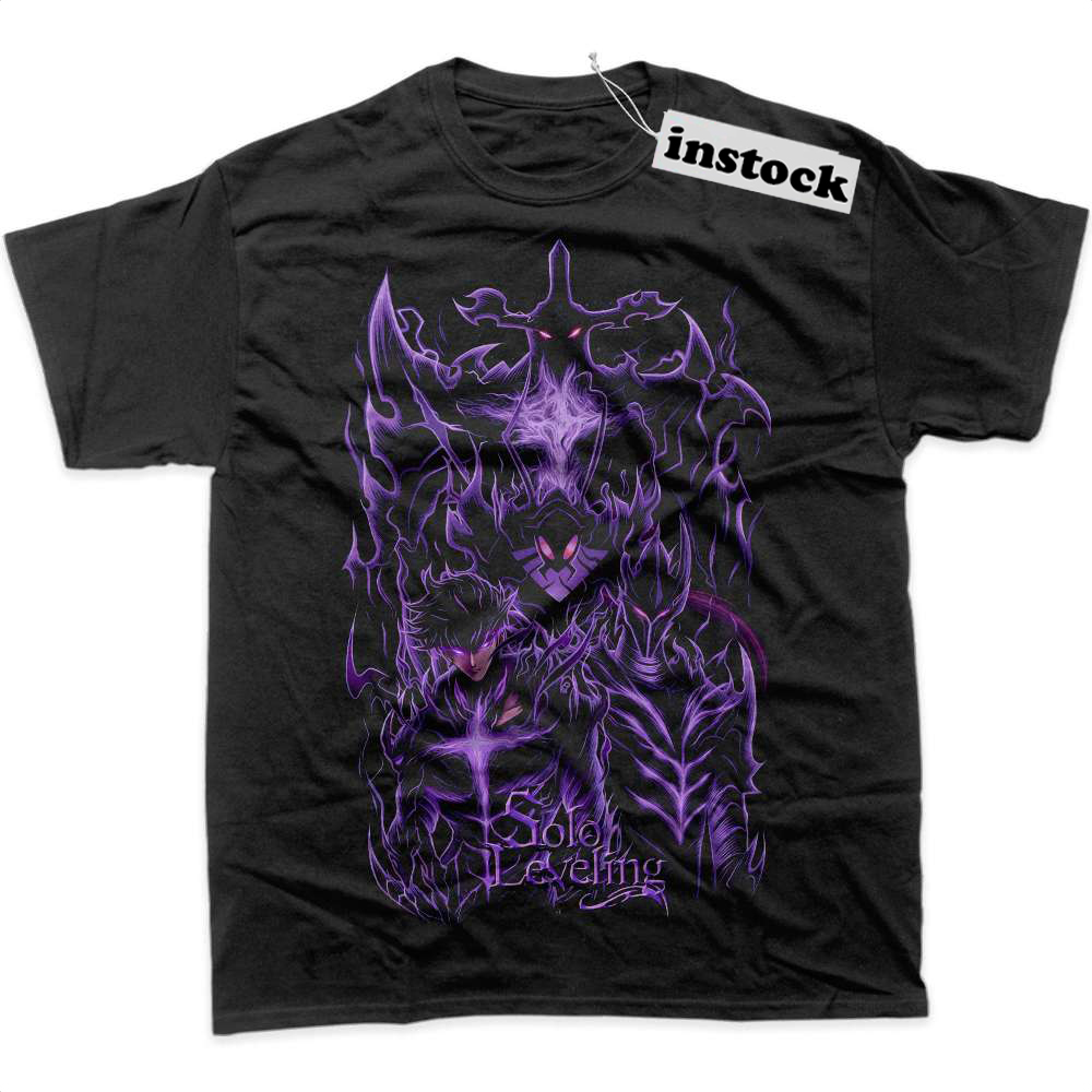 Sung Jinwoo Shirt, Solo Leveling Shirt, Anime Shirt, Graphic Tee