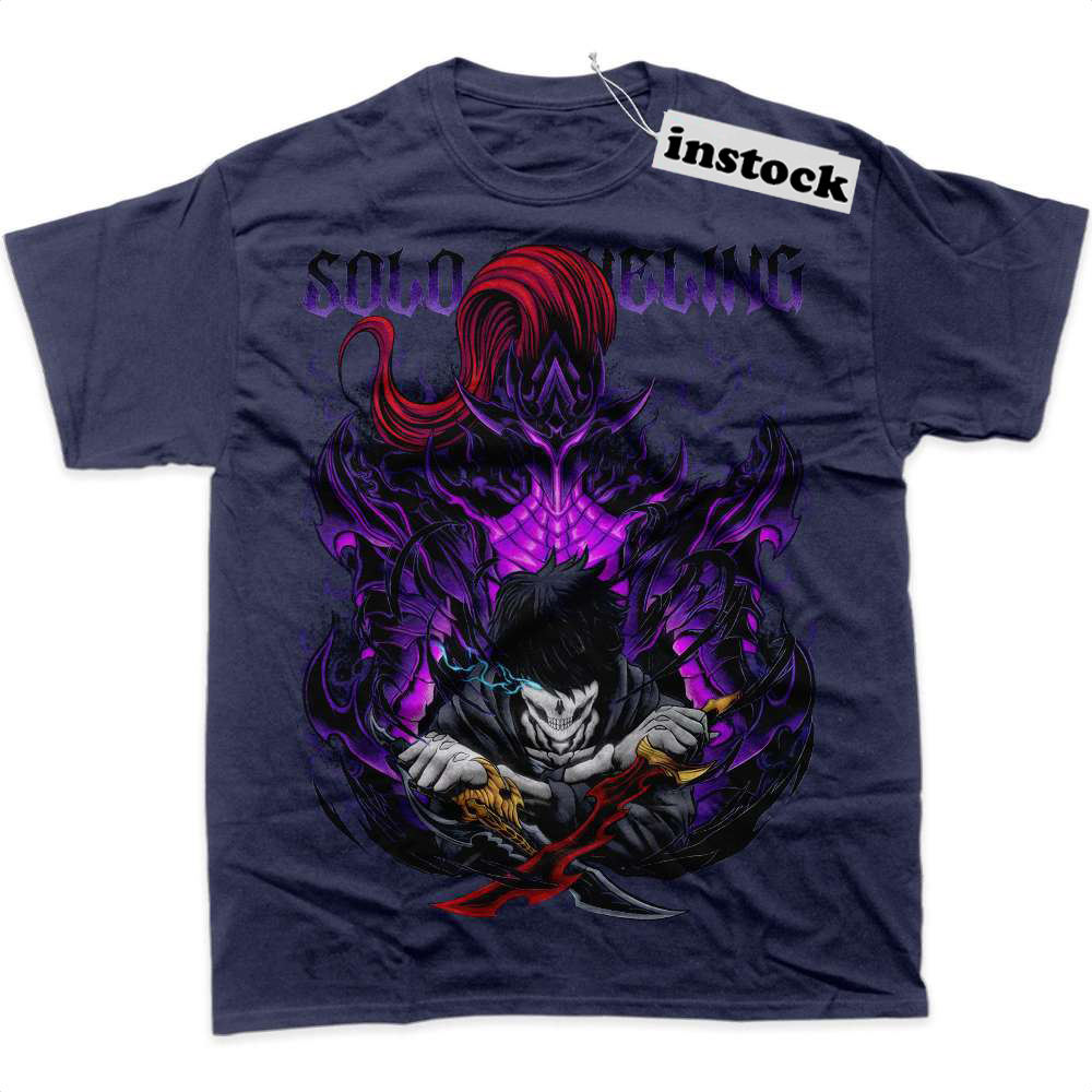 Sung Jinwoo Shirt, Solo Leveling Shirt, Anime Shirt, Graphic Tee