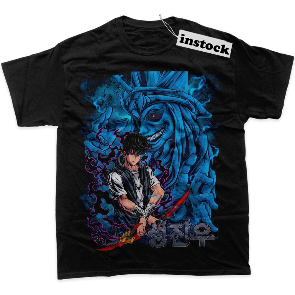 Sung Jinwoo Shirt, Statue of God Shirt, Solo Leveling Shirt, Anime Shirt, Graphic Tee