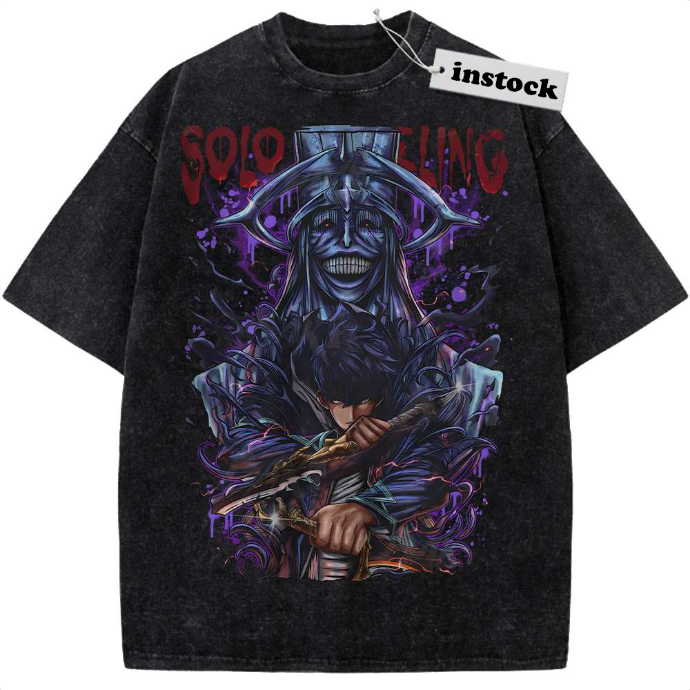 Sung Jinwoo Shirt, Statue of God Shirt, Solo Leveling Shirt, Anime Shirt, Vintage Tee