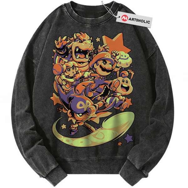 Super Mario Bros Sweatshirt, Game Sweatshirt, Vintage Sweatshirt