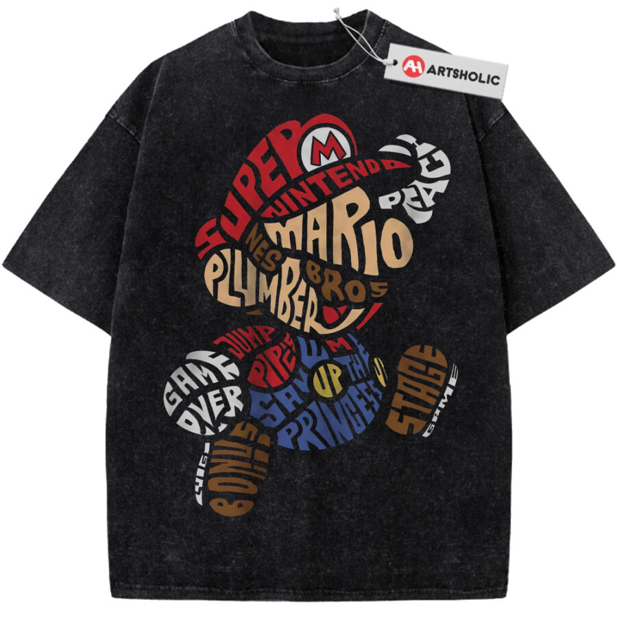 Alternative view of Super Mario Shirt, Game Shirt, Vintage Tee
