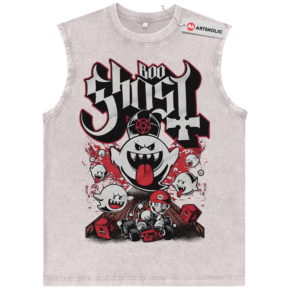 Alternative view of Super Mario Tank Top, Game Tank Top, Vintage Tank Top
