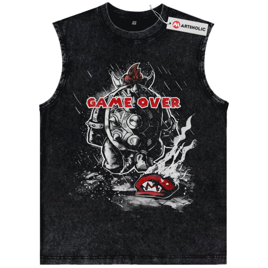 Alternative view of Super Mario Tank Top, Super Smash Bros Tank Top, Game Tank Top, Anime Tank Top, Vintage Tank Top