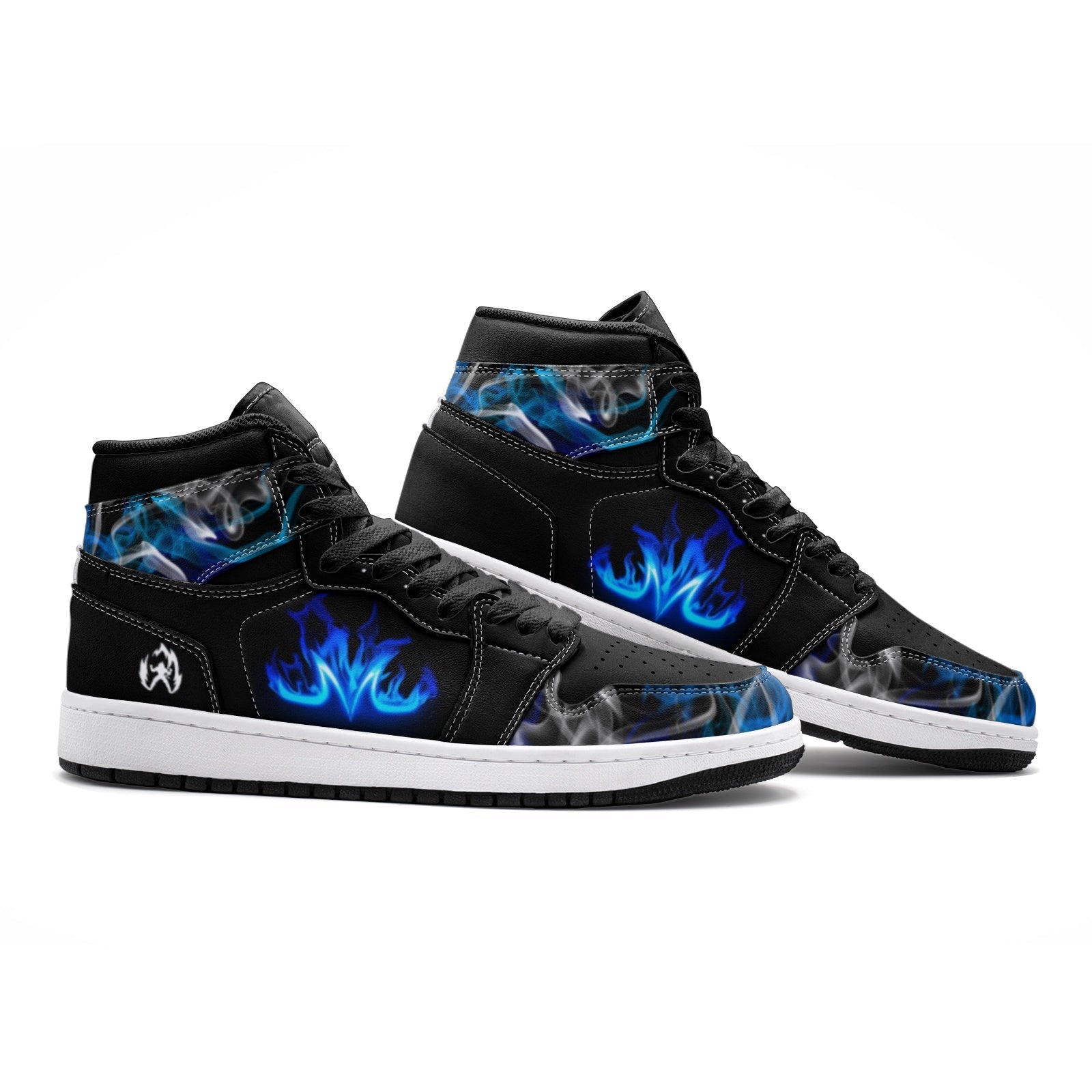 Alternative view of Super Saiyan Majin Vegeta Dragonball Z Custom Sneaker Mid 1 Basketball Shoes - Otaku Hall