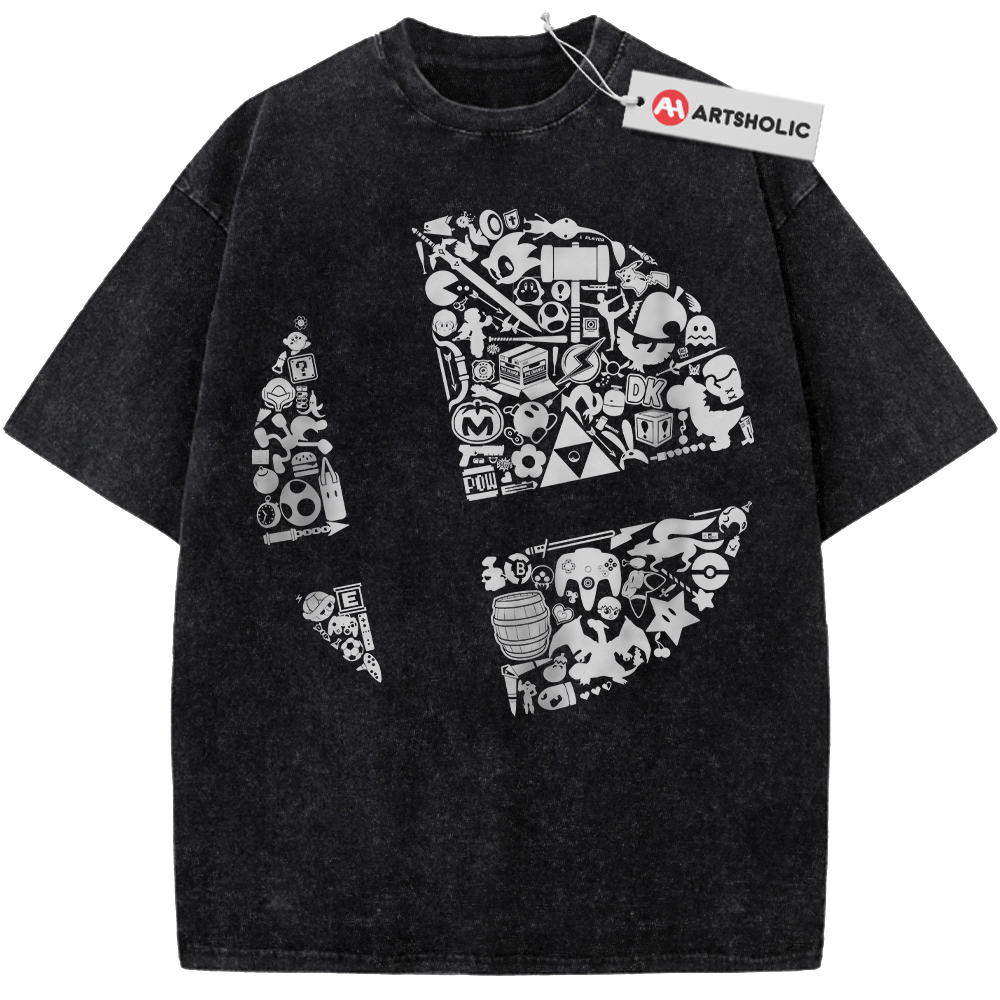Super Smash Bros Shirt, Game Shirt, Vintage Tee