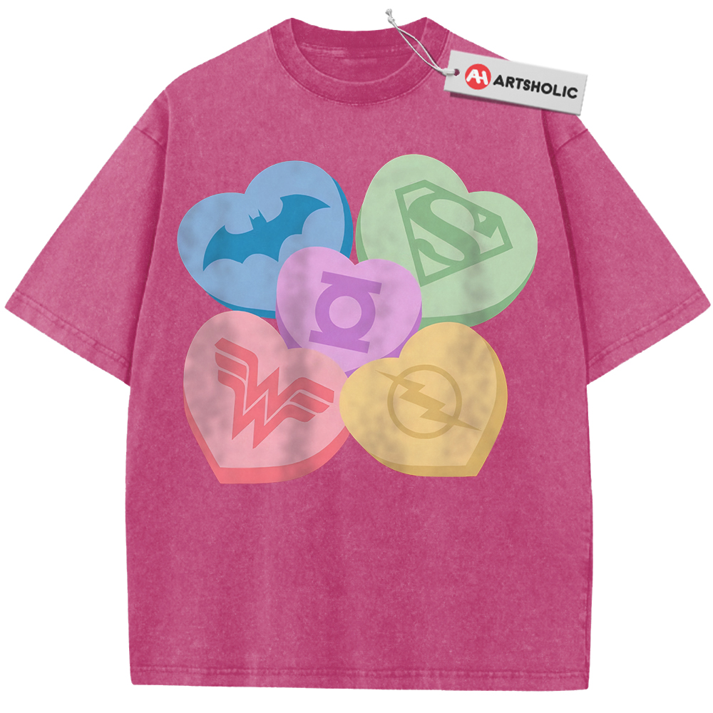 Superman Shirt, Wonder Woman Shirt, The Flash Shirt, Batman Shirt, Green Lantern Shirt, Valentine's Day Shirt, Comic Shirt, Vintage Tee