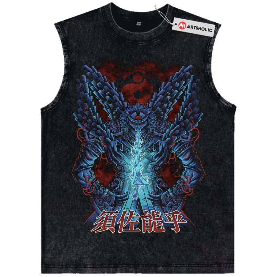 Alternative view of Susanoo Tank Top, Naruto Tank Top, Anime Tank Top, Vintage Tank Top